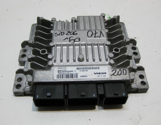 VOLVO V70 2.0 D 09R control unit computer of the engine 31269189