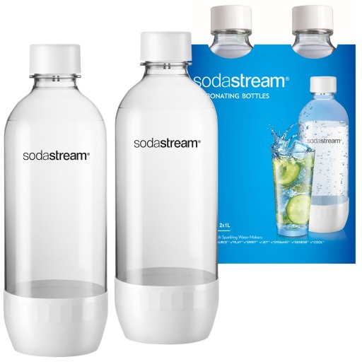 SodaStream Classic Z00490 saturačné fľaše biele 2x1 l