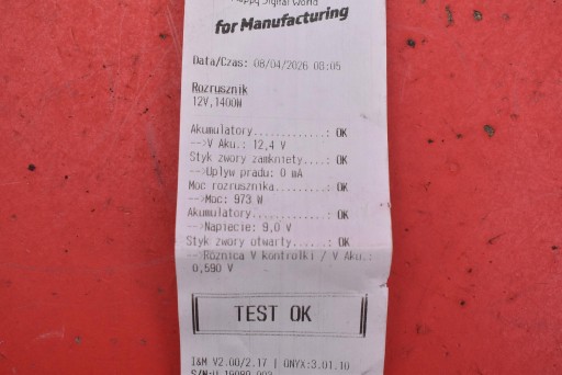 starter test 31419986 VOLVO V60 2 II 2.0 B5 MILD HYBRID 250 KM 18-21