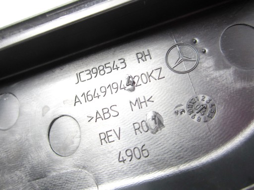 kryt szyny sedačka pravá Mercedes ML W164