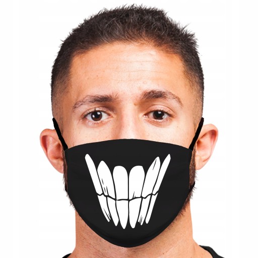 Бавовняна маска чорна 1 шт.