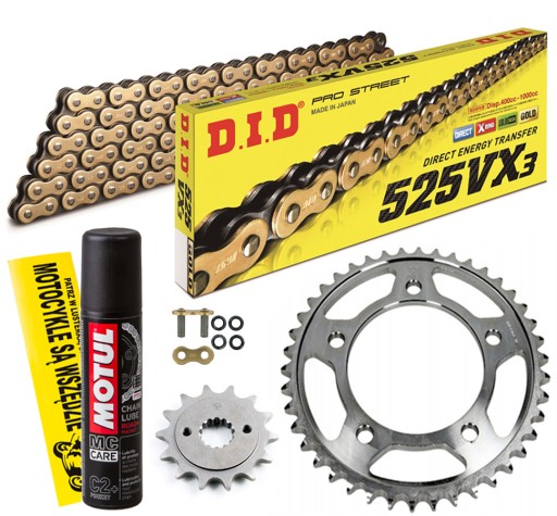 DID525VX3G&B-116 JTF520.17 - ПРИВОДНОЙ КОМПЛЕКТ DID SUZUKI DL1000 V-STROM 2014-19
