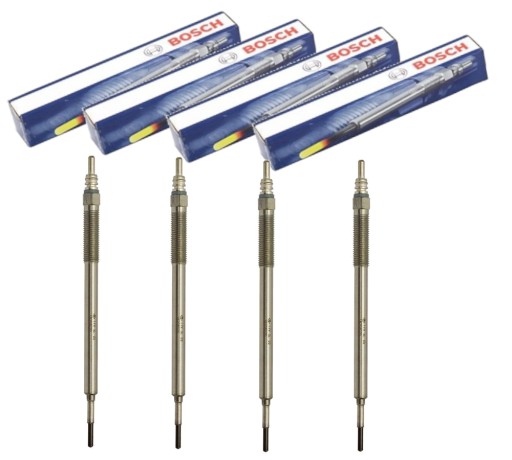 4× свеча накаливания bosch 0 250 523 002