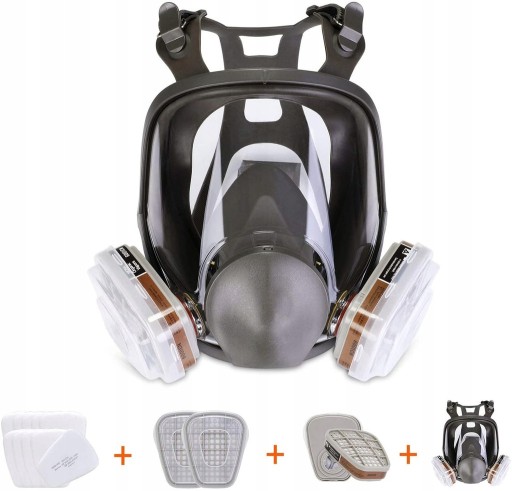 ПОВНИЙ НАБІР ПРОТИГАЗ СПРЕЙ МАСКА 6800