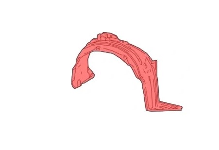 16- - КОЛІСНА АРКА ПЕРЕДНЯ ПРАВА TOYOTA CH-R CHR 53875-F4012