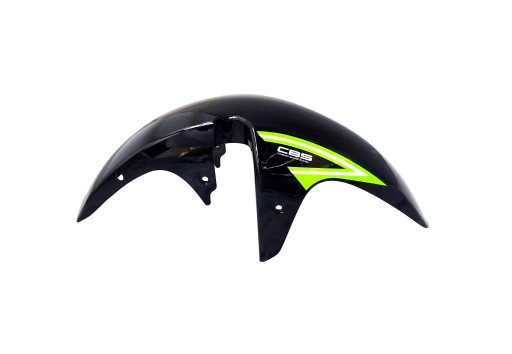 T72616 - JUNAK RACER125 ПЕРЕДНЕЕ КРЫЛО ЧЕРНЫЙ И ЗЕЛЕНЫЙ