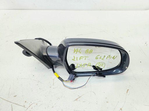 mirror exterior right AUDI A4 B8 LIFT LX5R 6+2 PIN UK 2/26