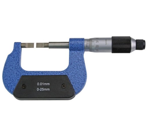 Зовнішній мікрометр плоскі наконечники MMZb 0-25 мм