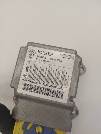 W GOLF 5 V 6 VI PLUS modul SENSOR airbag Bedienteil 5K0959655F