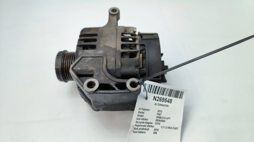 alternator MS021402-8970 FIAT DOBLO II LIFT