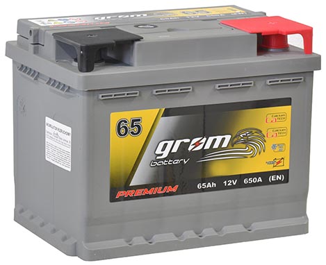 Grom65 - Аккумулятор Grom Premium 12V 65Ah 650A