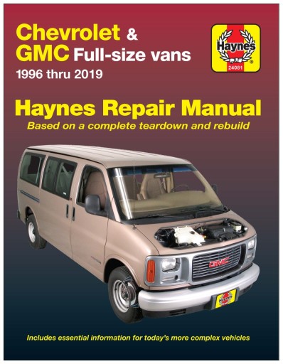 GMC Savana (1996-2019 instr ремонт Haynes