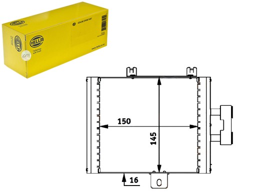 HEL8MO 376 - МАСЛЯНЫЙ ОХЛАДИТЕЛЬ HELLA 2155000000 A 120007N MS3536