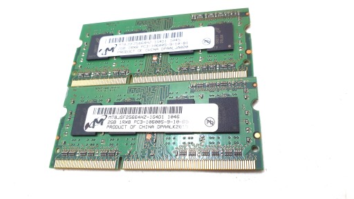 PAMIĘĆ RAM DDR3 MICRON 2GB 1RX8 PC3-10600S-9-10