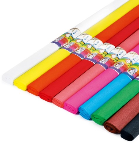 М'ятий цигарковий папір Багатобарвна схема