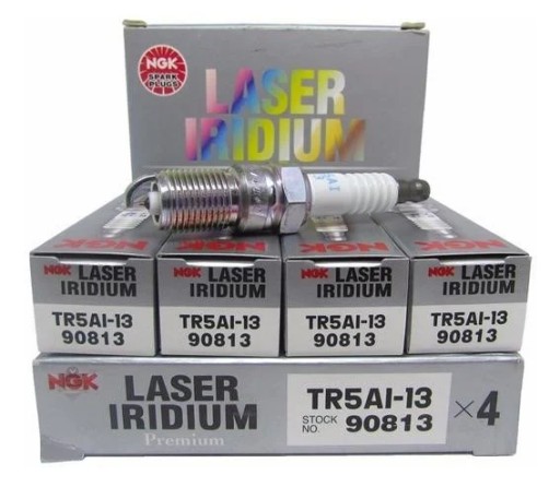 4 свечи зажигания ngk 90813 tr5ai-13 mazda 3/5/6 1.8 2.0 2.3 комплект.