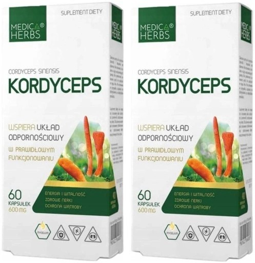 Medica Herbs Kordyceps 120 kapsúl Imunita Energia Obličky