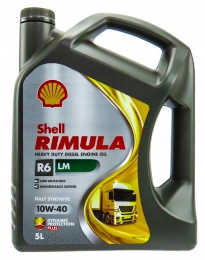 Shell Rimula R6 LM 10W-40 упаковка 5L