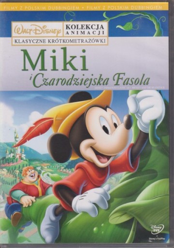 Miki i Czarodziejska Fasola DVD Walt Disney kolekcja animacji