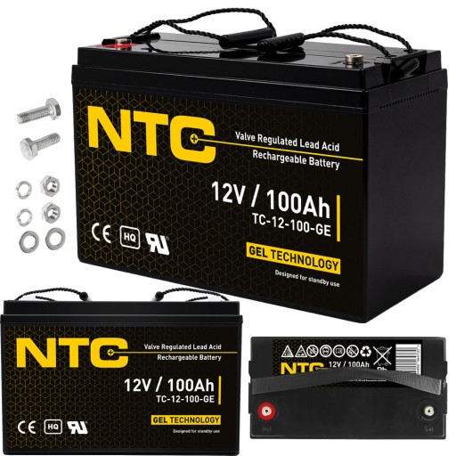 Преміум гелевий акумулятор 100-12 ntc 12v 100ah