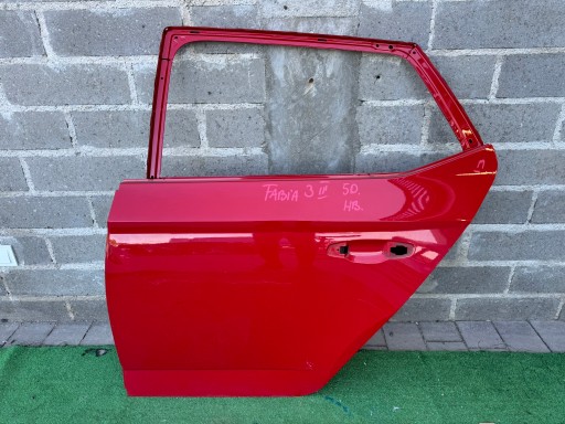 Skoda fabia iii 3 6v6 hb 5d двері ліва задня задній орган eu