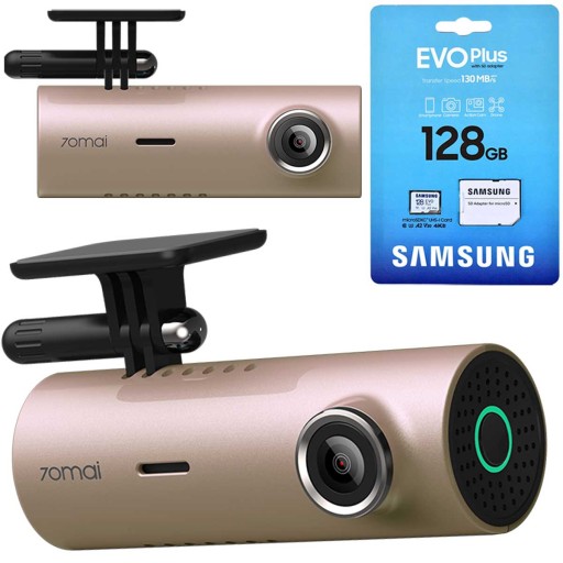 70mai M300 камера + карта Samsung EVO Plus 128 ГБ