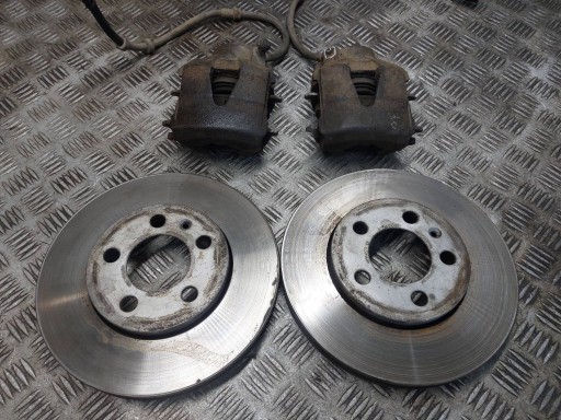 discs brake front + plates + calipers SKODA FABIA and 1.2 6V