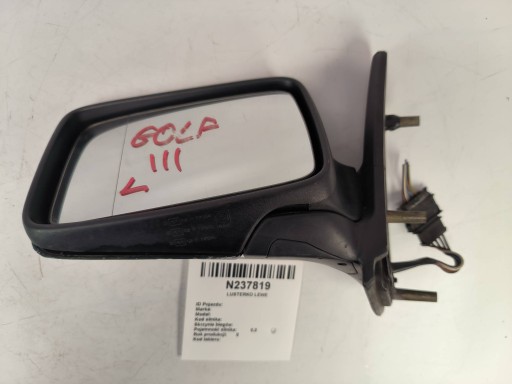 mirror left VOLKSWAGEN GOLF III
