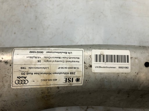 AUDI A8 D3 subframe axle beam axle beam rear part 4E0505235C