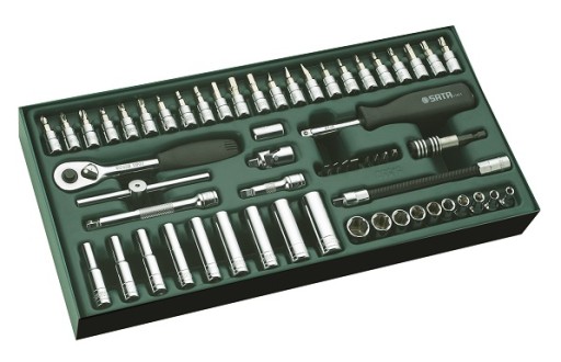 ВСТАВКА НАБІР 59 ТОРЦЕВИХ КЛЮЧІВ 1/4 ДЮЙМА 09919