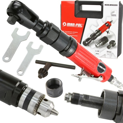 Тріскачка дриль пневматична шліфувальна машина 3в1