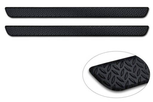 Накладки на пороги BLACK MAT на Kia Sportage 5