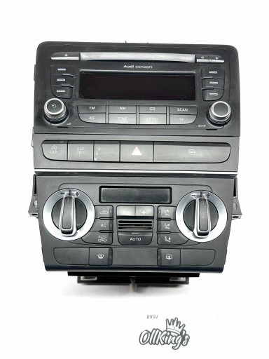AUDI A3 S3 8P LIFT Konsole RADIO Korb 2DIN STACJA MULTIMEDIALNA 8P0035186S