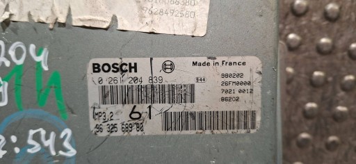 Bedienteil DES MOTORS Computer 0261204839 9632568980 PEUGEOT 406 2.0 und