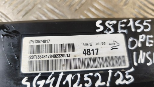 module of the air conditioning air conditioning devices OPEL INSIGNIA 2010r 13574817