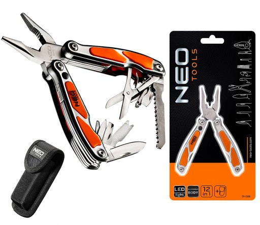 NEO НІЖ КИШЕНЬКОВИЙ НІЖ MOOLTITOOL LED 13 FUN ЧОХОЛ 01-026