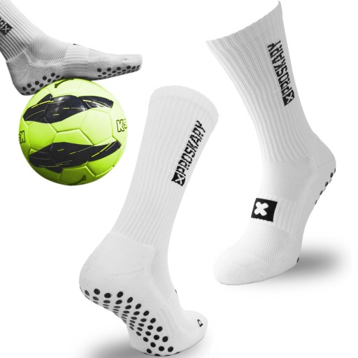 Шкарпетки футбольні Proskary 56592203 41-47 білі