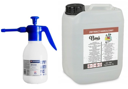 BMS ЗНЕЖИРЮВАЧ ДЛЯ ВИДАЛЕННЯ ГАЛЬМ 5Л + СПРЕЙ