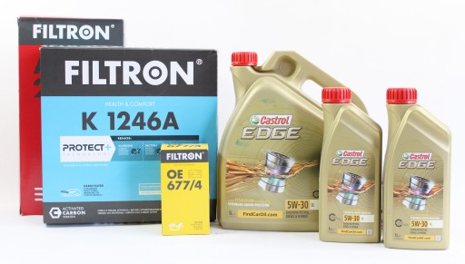 ФИЛЬТРЫ + МАСЛО CASTROL 5W30 MERCEDES C W204 2.2 CDI