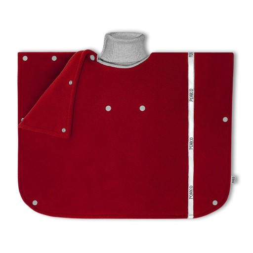 Авто пончо Ponko 100 х 70 см червоне