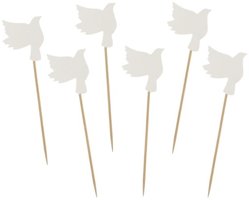 Пікери Годан білі голуби 12 шт