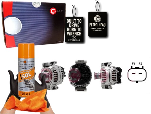 CASCAL10297AS#ECS-PCP+K - Генератор 12в 120а каско #petrolhead pro+ комплект4