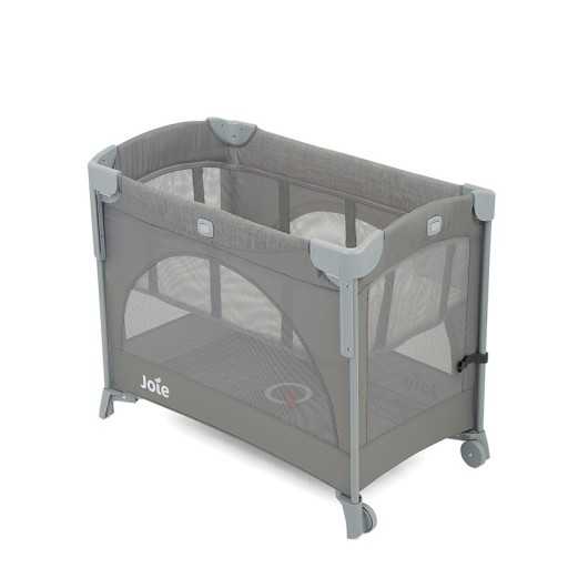 Дорожнє ліжечко Joie 51 х 86 см відтінки сірого і сріблястого