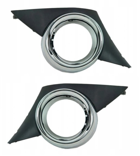 572427-3 572427-4 - PEUGEOT 207 КОМПЛЕКТ ЗАГЛУШКИ ХРОМ ГАЛОГЕН РЕШЕТКИ