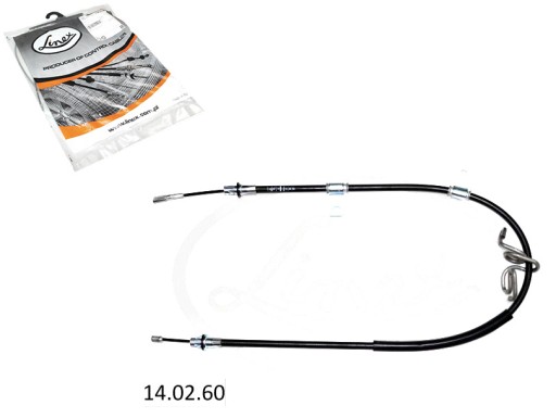 14.02.60 - ТРОС РУЧНОГО ТОРМОЗА ЗАДНИЙ L FIAT FREEMONT 2.0 D 3.6 08.11-LINEX