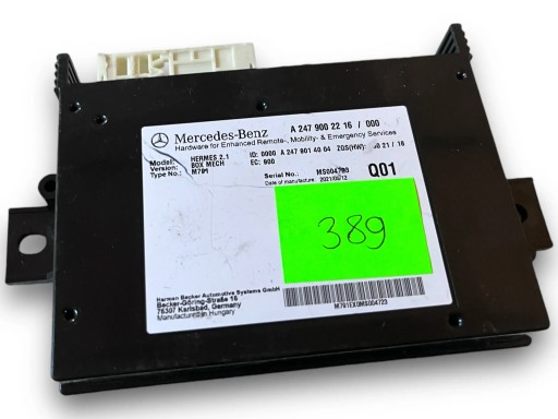 MERCEDES W247 control unit TELEMATIK A2479002216 @M