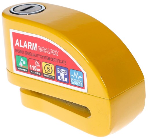 Замок с сигналом тревоги 110ДБ желтый замок циферблата