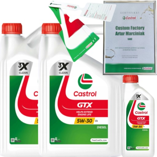 CASTROL GTX 5W30 C4 9L RENAULT RN 0720 MB 226.51 + ПІДВІСКА