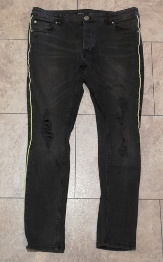 Spodnie JEANSY BRAVE SOUL slim wąskie r. L / 34 /170