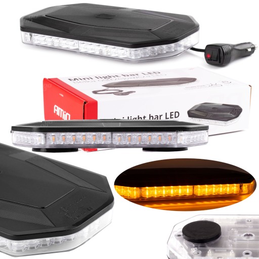 02920 - ПРЕДУПРЕЖДЕНИЕ ЛУЧ 48 LED МАГНИТ 12/24V IP56 АТТЕСТАЦИЯ